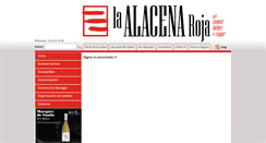 Desktop Screenshot of laalacenaroja.com